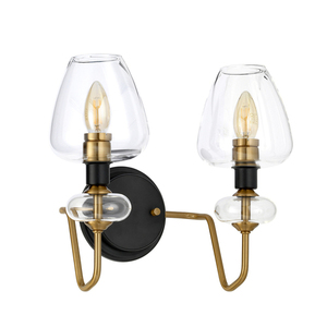 Armand 2 Light fali lámpa - öregített sárgaréz Elstead small 1
