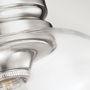 Hounslow 1 Light Flush Light Elstead small 1