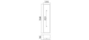 Kenney 4 Light LED fali lámpa Elstead small 3