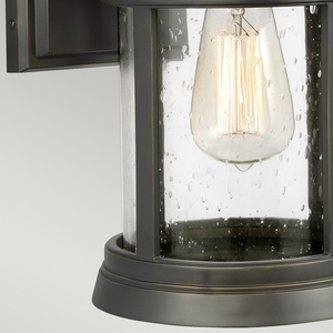 Newport 1 Light Wall Lantern Elstead small 2