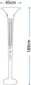 Opera 1 Light Torchiere Elstead small 4