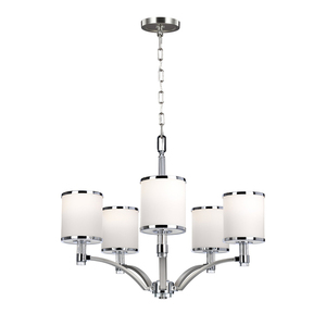 Prospect Park 5 Light Chandelier Elstead small 0