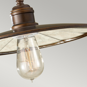 Urban Renewal 1 Light Pendant - Astral Bronze Elstead small 2