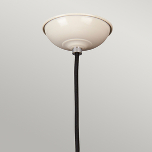 Franklin 1 Light Pendant - Cream Elstead small 1
