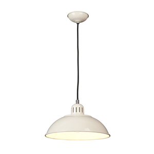 Franklin 1 Light Pendant - Cream Elstead small 0