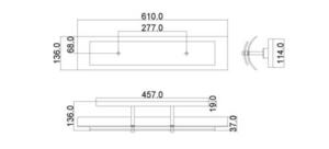 Duet 3 Light fali lámpa Elstead small 1