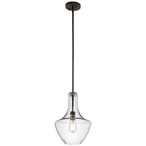 Jelölje be Kis függőlámpa Everly 1 Light - Olde Bronze Elstead