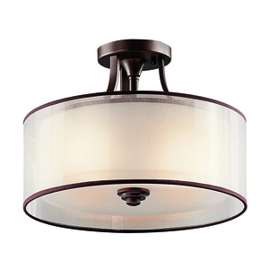 Plafond Lacey 3 - Mission Bronze Elstead small 0