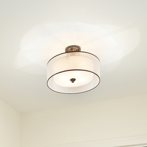Plafond Lacey 4 - Mission Bronze Elstead small 3