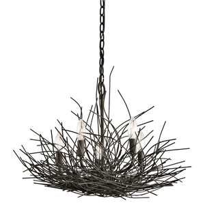 Organique 5 Light Chandelier Elstead small 0