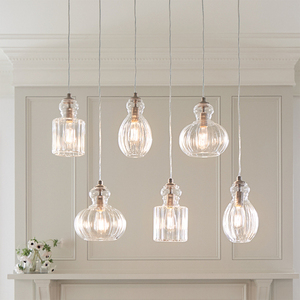 Riviera 1 Light Pendant Elstead small 6