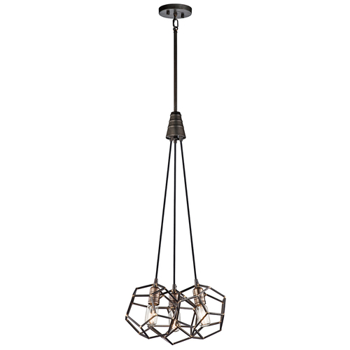 Jelölje be Rocklyn 3 Light Chandelier Elstead