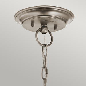 Waverly 3 Light Chandelier - Classic Pewter Elstead small 1