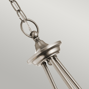 Waverly 3 Light Chandelier - Classic Pewter Elstead small 2