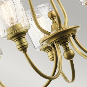 Waverly 5 Light Chandelier - természetes sárgaréz Elstead small 1