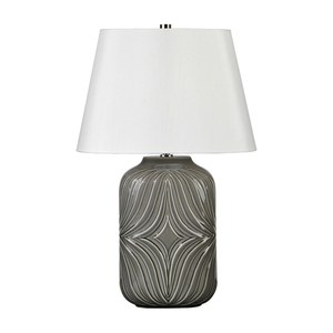 Muse 1 Light asztali lámpa - szürke Elstead small 0