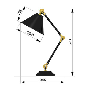 Provence Element 1 Light mini asztali lámpa - fehér/polírozott nikkel Elstead small 1