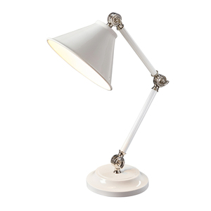 Provence Element 1 Light mini asztali lámpa - fehér/polírozott nikkel Elstead small 0