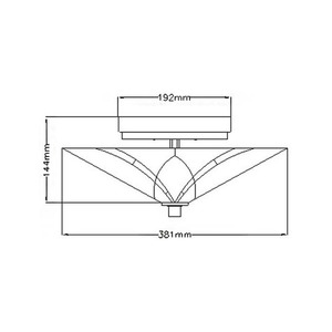 Asheville 2 plafond - Elstead small 4