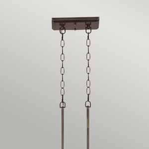Emery 3 fős szigetvilágítású függőlámpa - Palladian Bronze Elstead. small 2