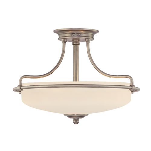 Jelölje be Griffin 3 Light Semi-Flush Light - Polírozott króm Elstead