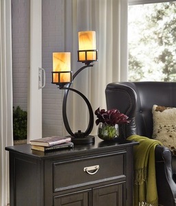 Kyle 2 Light asztali lámpa Elstead small 1