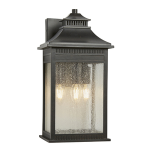 Livingston 3 Light Large Wall Lantern Elstead small 0