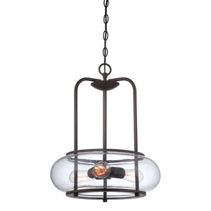Trilogy 3 Light Pendant - Old Bronze Elstead small 0