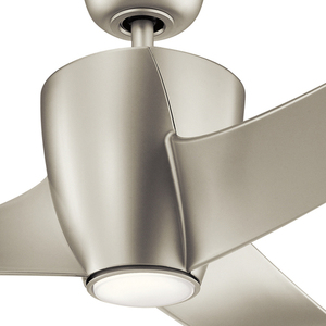 Lámpa ventilátorral Phree szálcsiszolt nikkel, IP20 LED 3000K 142cm small 1