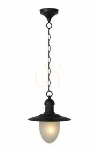 Kültéri függőlámpa Lucide ARUBA fekete fém IP44 E27 25 cm 11872/01/30 small 0