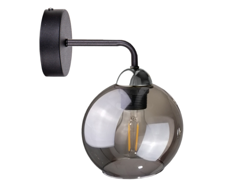 Jelölje be Fali lámpa 1xE27 COSMO BLACK / SILVER Fali lámpa 1xE27 COSMO BLACK / SILVER