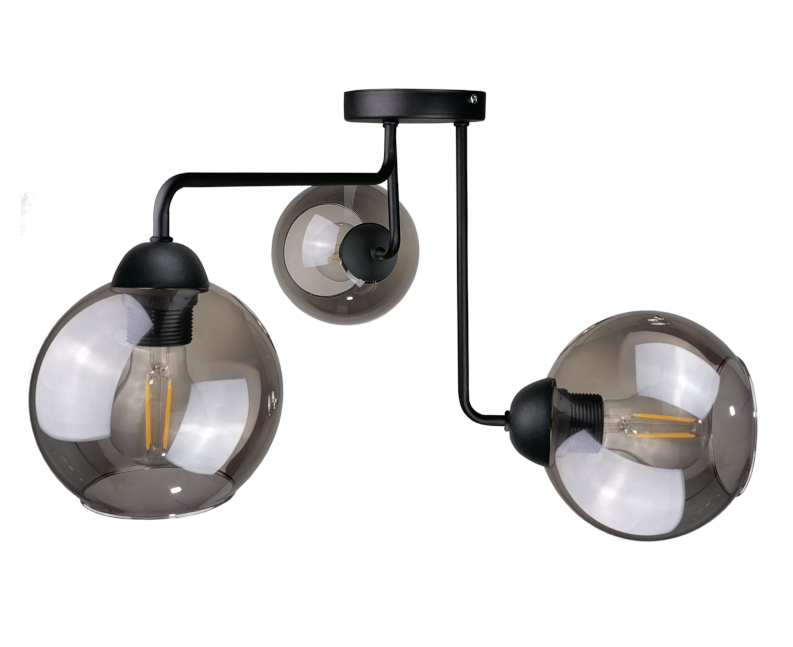 Jelölje be Mennyezeti lámpa 3xE27 COSMO BLACK Mennyezeti lámpa 3xE27 COSMO BLACK