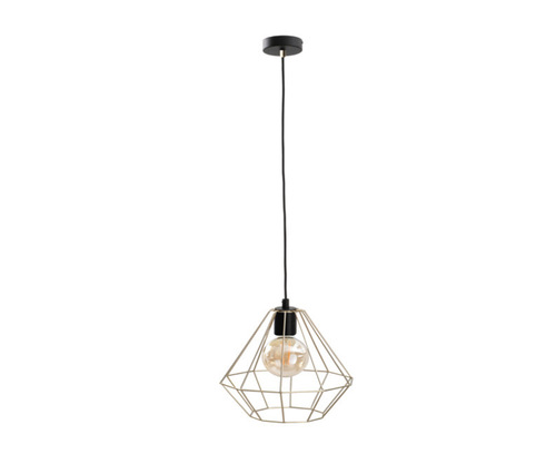 Jelölje be Arany-fekete függőlámpa Keter Lighting FARO 688 1 × E27 29 cm