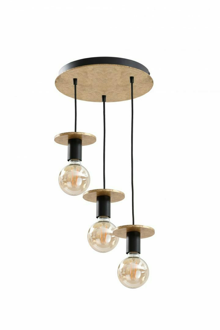 Jelölje be Függesztett lámpa 3xE27 SATURN GOLD Függesztett lámpa 3xE27 SATURN GOLD