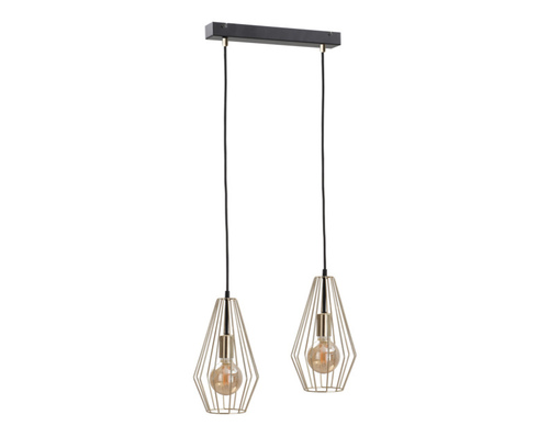 Jelölje be Keter Lighting GEO GOLD 548 függeszték, 2 × E27, arany, 50 cm