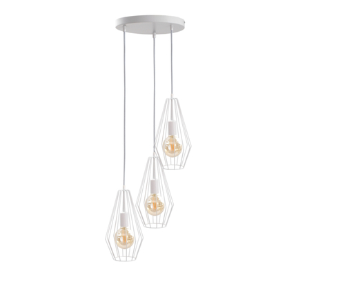 Jelölje be Fehér Keter Lighting Lex 442 függeszték, 3 × E27