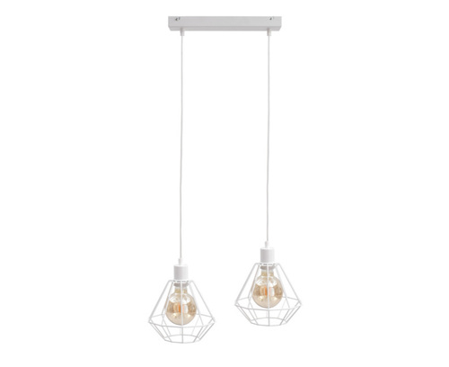 Jelölje be Keter Lighting Foskal White függeszték 2xE27 fehér 50 cm 460