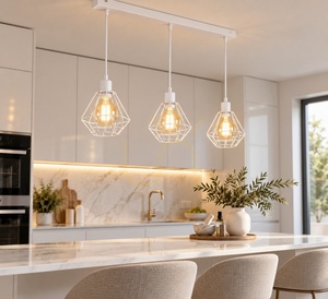 Keter Lighting FOSKAL WHITE 461 függőlámpa, fehér, 3×E27, 60 cm small 1