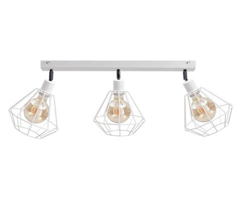 Jelölje be Keter Lighting FOSKAL 463 fehér mennyezeti spotlámpa, 3×E27, 65 cm
