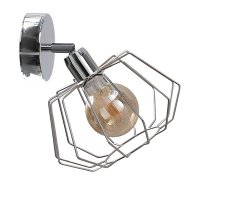 Jelölje be Keter Lighting LUNA SILVER 708 ezüst falilámpa, 1xE27
