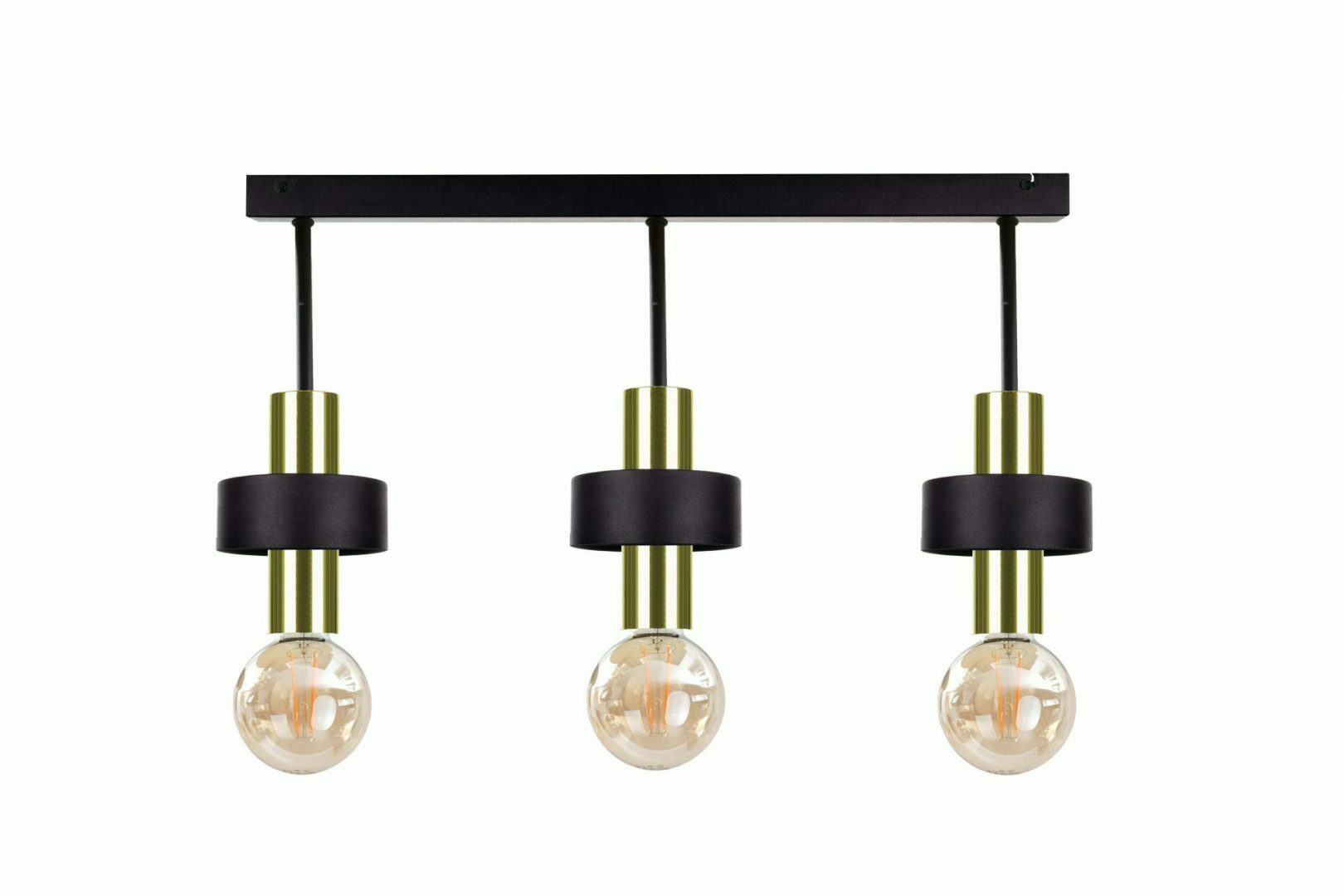 Jelölje be Mennyezeti lámpa 3xE27 UNICA BLACK / GOLD Mennyezeti lámpa 3xE27 UNICA BLACK / GOLD