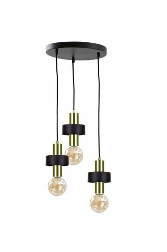 Jelölje be Függesztett lámpa 3xE27 UNICA BLACK / GOLD