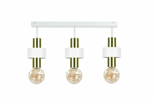 Jelölje be Mennyezeti lámpa 3xE27 UNICA WHITE / GOLD