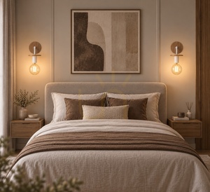 Keter Lighting SATURN NATURAL 278 fehér fali lámpa rétegelt lemezzel, 1×E27 small 1