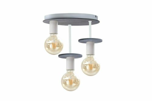 Jelölje be 3xE27 SATURN GREY 272 mennyezeti lámpa Keter Lighting fehér/szürke