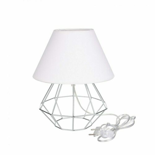 Jelölje be Éjjeli lámpa 1xE27 PATI SILVER/WHITE