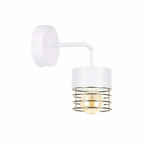 Jelölje be Royal White/Gold 1xE27 fali lámpa fehér-arany Keter Lighting