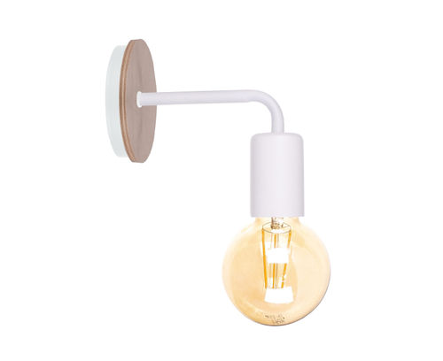Jelölje be 1xE27 NIXON WOOD WHITE fali lámpa