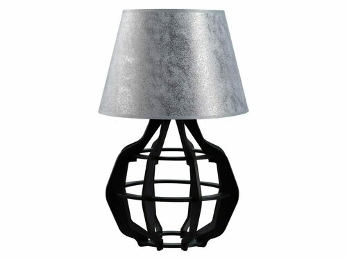 Jelölje be Éjjeli lámpa 1xE27 BENTO BLACK SILVER 922