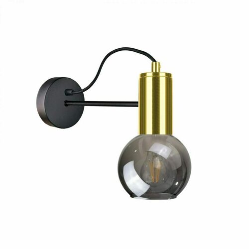 Jelölje be Fali lámpa 1xE27 LIV BLACK / GOLD